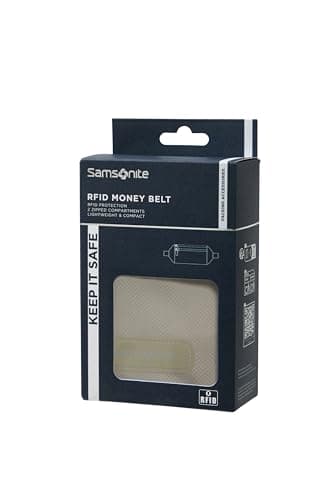 Samsonite TA Revolution Money Belt with RFID Protection, 2 Zip Pockets for Cash, Bank Cards, Tickets, Boarding Passes and Passport, Eclipse Grey — view 3