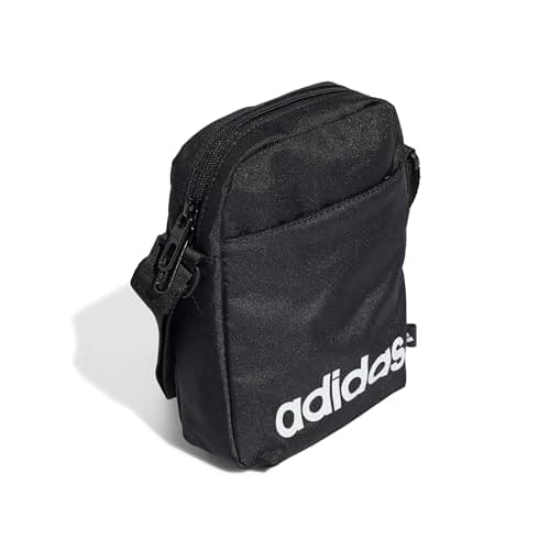 adidas Unisex Linear Organizer Waist Pack, black/white, One Size — view 3