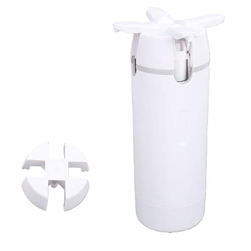 Cocoarm Travel Dispenser, ABS 4 in 1 Refillable Travel Bottle 17 X 6 Cm, Leakproof Compact Toiletry Container for Shampoo Conditioner Shower Gel Cream, for Gym Camping — view 4