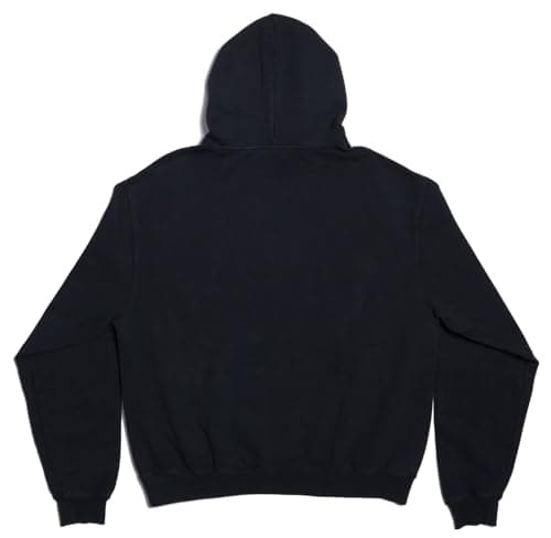 Travel the world Es Grau, Menorca Unisex Oversized Heavyweight Cotton Blend Hoodie Black Medium — view 3