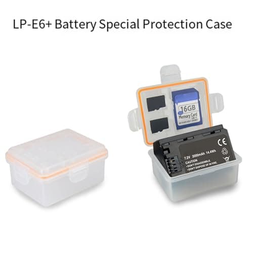Shunzhong Shockproof ABS Storage Box for 4 FZ100 Cells Not Scratch Design Portable Chargers Case ‌Multi Battery Storage for Photography‌ — view 4