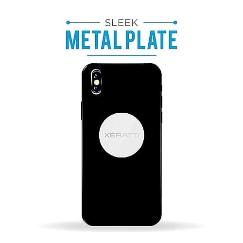 Xeratti 16 Piece Metal Plate Phone Accessories Pack, Premium Ultra Thin Metal Plates for Magnetic Phone Mounts, Car Phone Holders (White) — view 2
