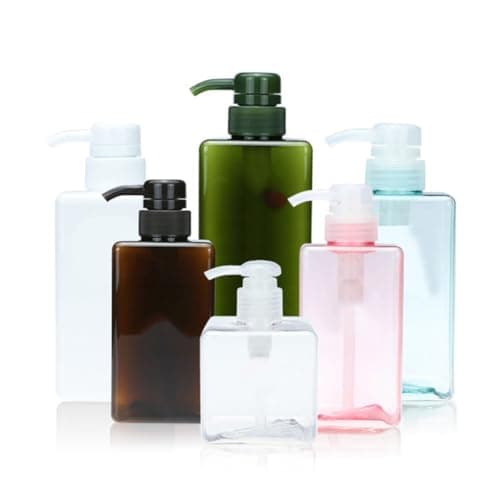 2pcs Ml Refillable Plastic Pump Dispenser Bottle for Body Care Storage — view 4