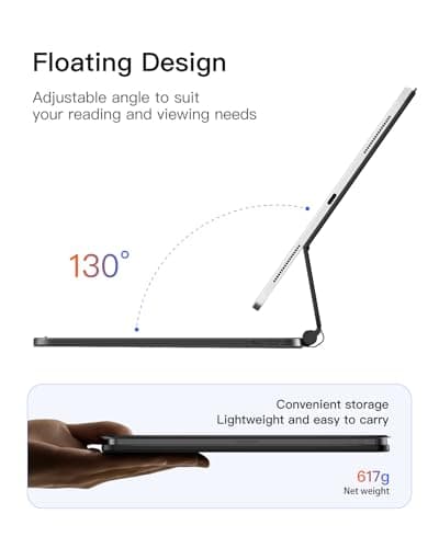 Inateck Magnetic Keyboard Case for iPad 11th Gen A16 11" /10th Gen 10.9" — view 3