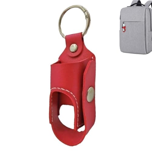 asthmas Inhaler Case Keychain - Shape Discrete & Secure Hygiene Carry, Portable Medical Pouch for Ventolin Salbutamol, Anti-Lost Quick-Release Clip, Soft-Touch PU Leather | Kids Adults — view 6