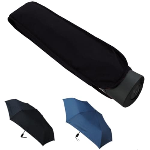 4cm Ultra Flat Windproof Strong Small Compact Umbrella - Auto Open & Close