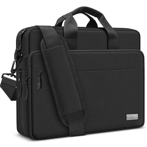 ZYB Expandable Waterproof Laptop Bag 17 17.3 Inch,Laptop Case 17 Inch-Black