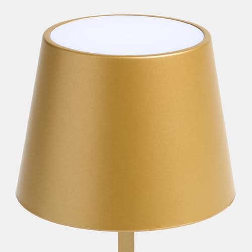 OHS Battery Operated Gold Table Lamp, Cordless Table Lamps for Home Portable LED Light Long Lasting Decorative Bedside Table Lamps for Bedroom Living Room Office Outdoor Use — view 5