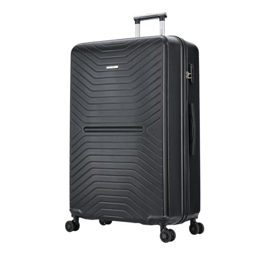 FLYMAX 29" Large Suitcase 4 Wheel Lightweight Luggage Hard Shell Travel Case Hold Check in Fits 23kg - 27kg + 3 Digit Lock Suitcase Large + Telescopic Handle 100 Litre Capacity