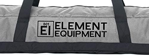 Element Equipment Deluxe Padded Ski Bag Single - Premium High End Travel Bag Grey Ripstop 190 — view 4