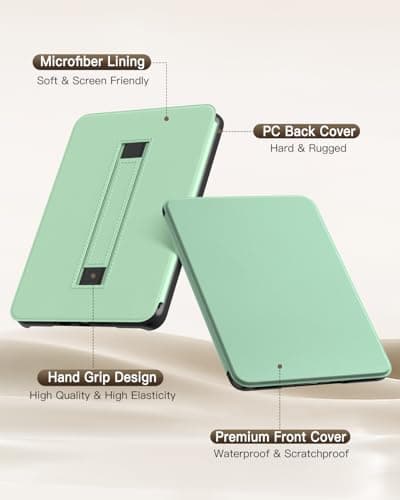 MoKo Case for 7" Kindle Paperwhite 12th Gen 2024 & Colorsoft, Agave Green — view 5