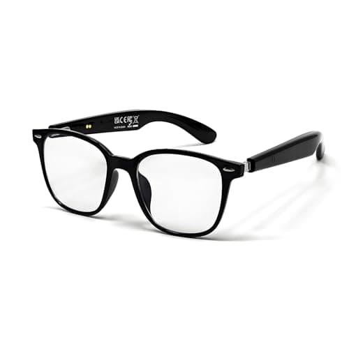 Indelala AI Smart Glasses, Bluetooth 5.4 with Open-Ear Speakers & Voice Assistant, Real-Time Translation, Anti-blue light lenses​ for Business,Driving, Travel, Cycling, Outdoor Activities.