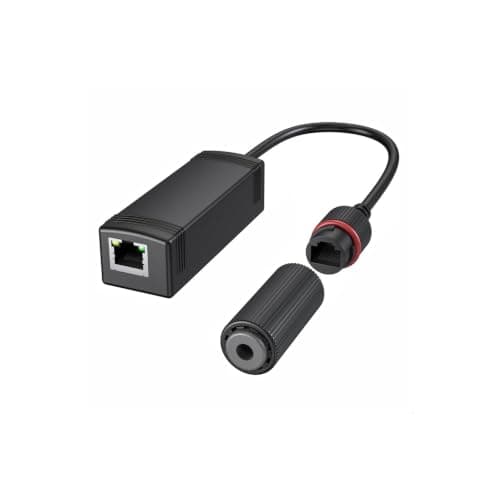 Water-Resistant Inline 48 to 24Volt Passive PoE Converter, 100M