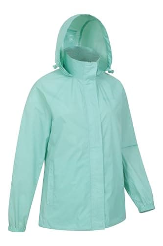 Mountain Warehouse Pakka Womens Waterproof Rain Jacket Mint - U 12 — view 3