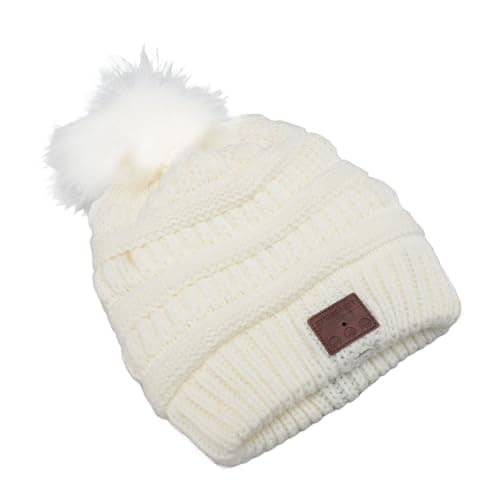 Cocoarm Bluetooth Wool Hat With Stereo Speakers, Black
