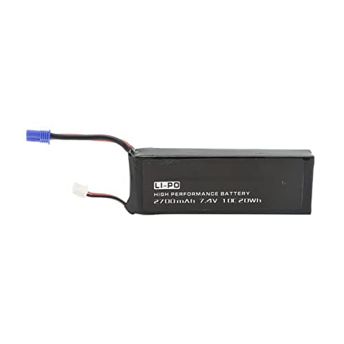 Jenivaint RC Drone Lipo Battery, Li 7.4V 2700mAh 10C EC2 Female Plug Replacement Pack, for H501S Drone 4 Axle RC Car Boat Remote App Controlled Vehicle Parts — view 5