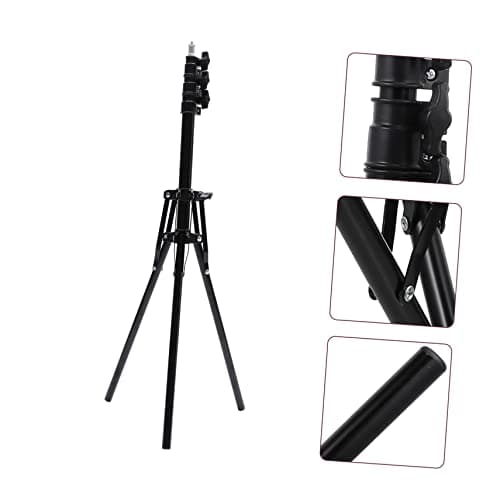 Black Portable Phone Tripod with Extendable Height for Travel — view 4