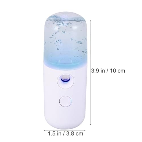 Portable Nano Mist Facial Steamer 30ml, White ABS Mini Face Sprayer — view 2