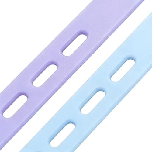 Silicone Cable Ties Reusable 10 Pieces Elastic Strap Desk Storage — view 6