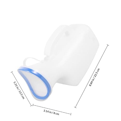 SHINYPASING Portable with Secure Lid Female Urinal Urine Container Leak-proof Random Color for Camping and Patient Care, Suitable for Elderly Women and Travel Use — view 2