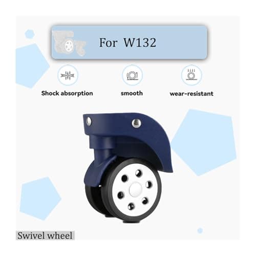 Zovloer Luggage Wheels Replacement 2pc Wheel Repair — Compatible with Most Suitcases Silent-Rolling — view 3