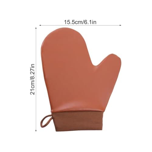 Tan Glove Applicator, Faux Leather Sunscreen Glove — view 6