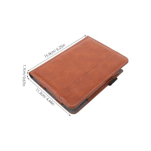 IWOWHERO Protective E-book Case for Electronic Reader Edition 2 Genuine Leather Cover Reader Protective Sleeve for Daily Use Compatible E-readers — view 2
