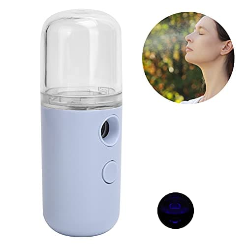 XOYIXOYI Facial Mist Spray, for All Skin Types, Portable Water Atomizer, Fine Mist Hydration, USB Rechargeable, Travel Size (Light Purple) — view 4