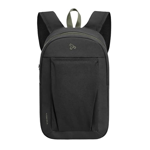 Travelon Anti-Theft The Voyages Small Backpack with XL Water Bottle Pocket, Black, 8" W x 14" H x 4.5" D, Anti-theft the Voyages Small Backpack With Xl Water Bottle Pocket