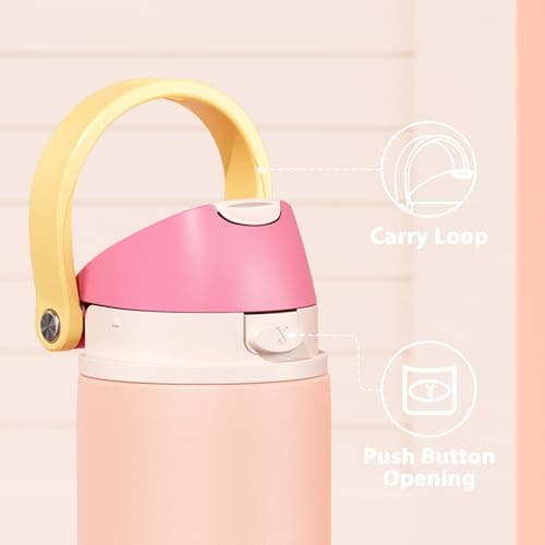 Meoky 710ml Insulated Metal Water Bottle for Sports Travel Gym — view 4