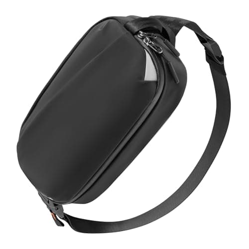 Inateck Sling Bag X-Pro, Expandable Multifunctional Shoulder & Crossbody Bag for Electronics, 16 Compartments with RFID-Blocking Pocket, Ideal for Travel, Commuting, Sports, and Leisure