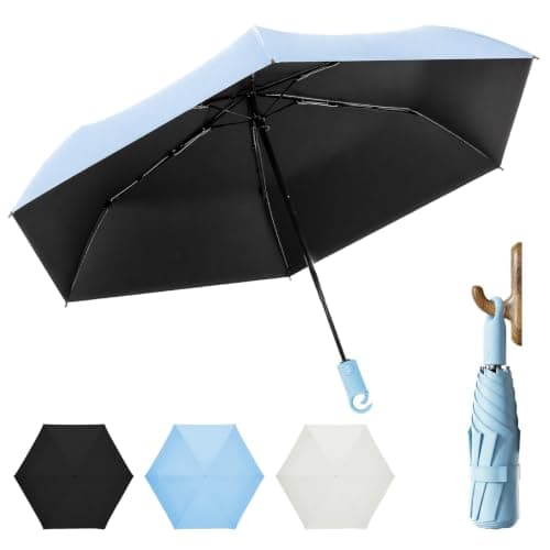 Moorrlii UV Umbrella for Sun Protection SPF 50+, Compact Windproof Umbrella