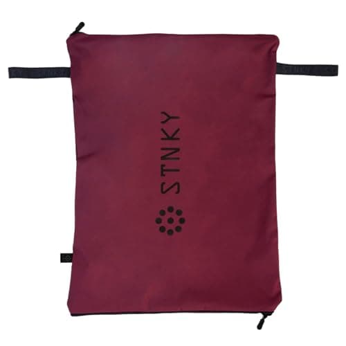 STNKY Bag Pro - Laundry Bags With Zips, Handles and Internal Mesh Bag for Travel, Yoga, Healthcare, Gym Kit, Laundry (XL, Burgundy) — view 3