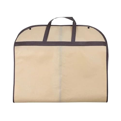 Suit Cover Travel Carrier Bag With Handles 3pcs Suit Cover Portable Travel Business Folding Hanging Garment Bag for Home Household Clothes Protector Case Breathable Suit Protector Carrier(Yellow)