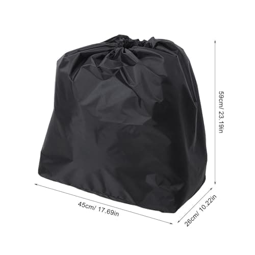 Housoutil Stroller Travel Bag Comfortable to Carry and Tear Resistant with 210d Fabric Large Capacity Black Stroller Storage Pouch Suitable for Gate Check and Airplane Travel — view 5