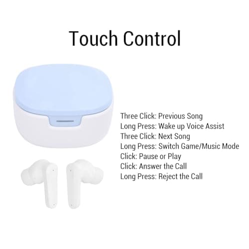 Sonew LinguaLink Translation Earbuds – Real-Time 74-Language AI Translator with ANC, Offline Mode & App Control for Travel, Business & Social Conversations – Dual-Ear True Earphones (Sky Blue) — view 5