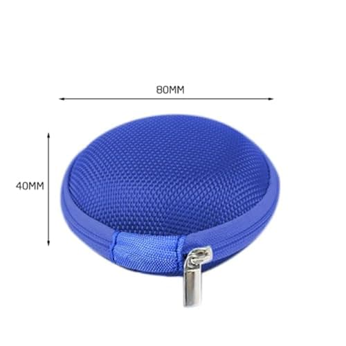 4 Pack Portable Earphone Case Earphone Bluetooth Headset Small Storage Bags Mini Coin Purse, Earbud Storage BoxStorage Cases Box Travel Carrying Pocket Headset For Headphones, USB Cable, Charger — view 6