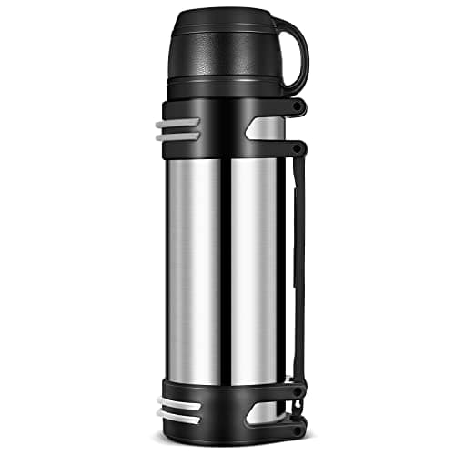 Hangrow 1.5 L Vacuum Insulated Bottle Stainless Steel for Hot Drinks