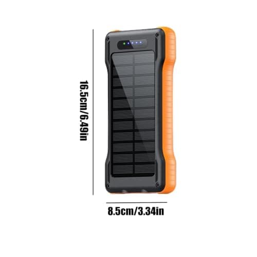 Solar Portable Charger 10000mAh Battery Pack with Flashlight — view 6