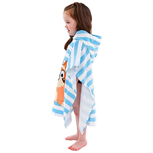 Bluey and Bingo Boys and Girls Swimming Beach And Bath Towel One Size Blue — view 5