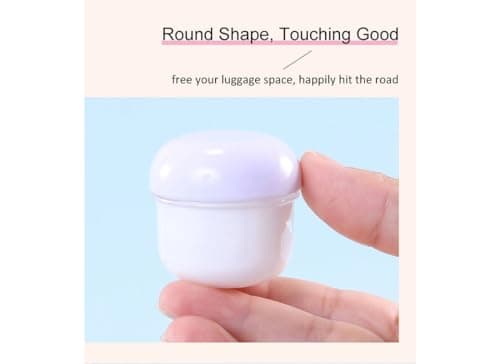 Sprigold 5 pcs Travel Jars Containers Bottle with Lid for Cosmetic Makeup Face Body Hand Cream (5, Travel Jar 0.7oz/20ml) — view 6