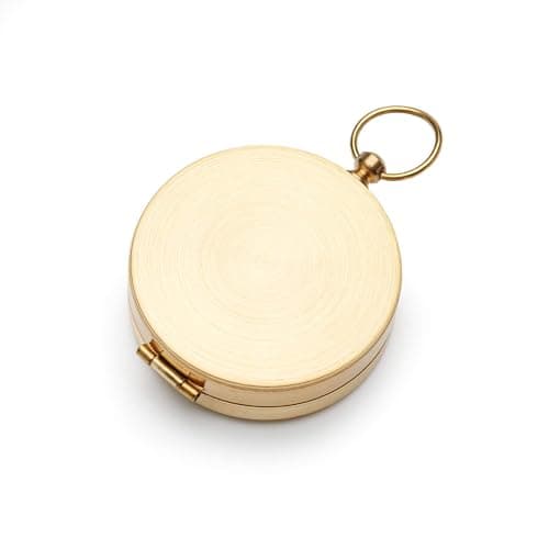 Early Buy Vintage Luminous Pocket Compass, Waterproof for Camping & Hiking — view 2