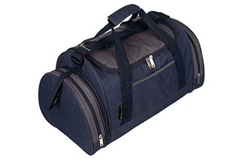 Mens & Womens Sports & Gym Travel Holdall Bag in Navy Blue — view 3