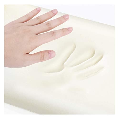 ZG Home Memory Foam Velvet Cover Pain Sleeping, Cervical Neck Support for Back and Side Sleepers Orthopedic Contour Premium Pillow (24”x15”) Queen Size White (2 Pack) — view 5
