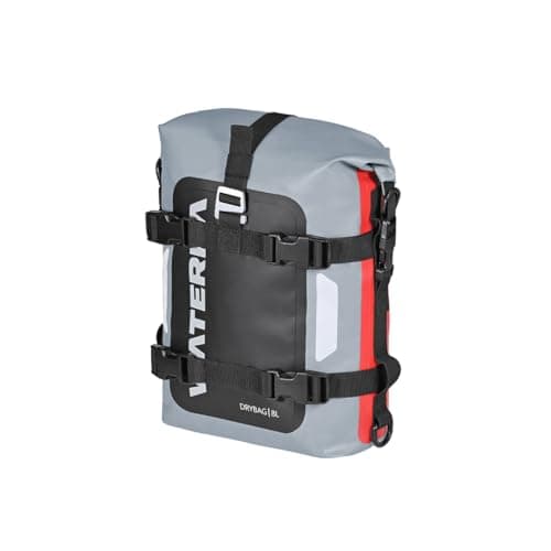 ViaTerra DryBag 8L - 100% Waterproof Motorcycle Tailbag | Rear Rack Bag I Universal with Versatile mounting