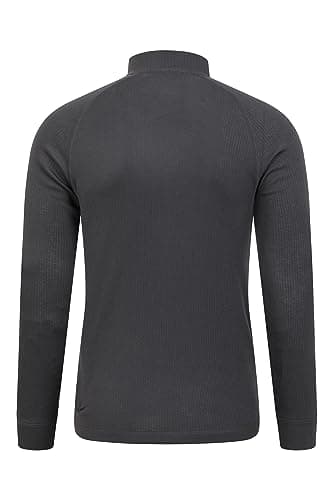 Mountain Warehouse Talus Mens Thermal Zip Neck Top Charcoal XL — view 6