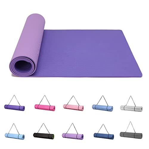 Narwhal Yoga Mat Non-Slip TPE Exercise Mat Cushion 183x61x0.6cm
