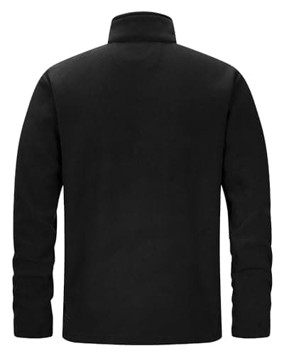 33,000ft Mens Fleece Jackets Lightweight Warm Full Zip Microfleece Midlayer — view 2