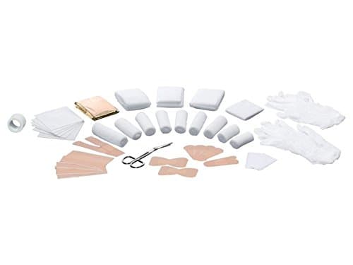 44-Piece Car First Aid Kit Red with First Aid Guide — view 2