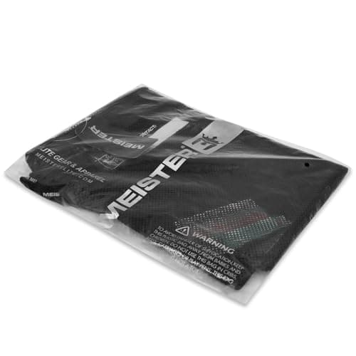 Meister Athlete XL Wash Bag - Large Mesh Sports Laundry Bag w/Zipper Lock - Black — view 6